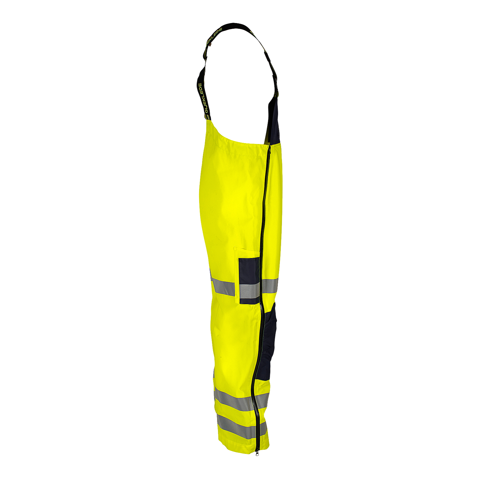 El-line synlig regnbukse med seler