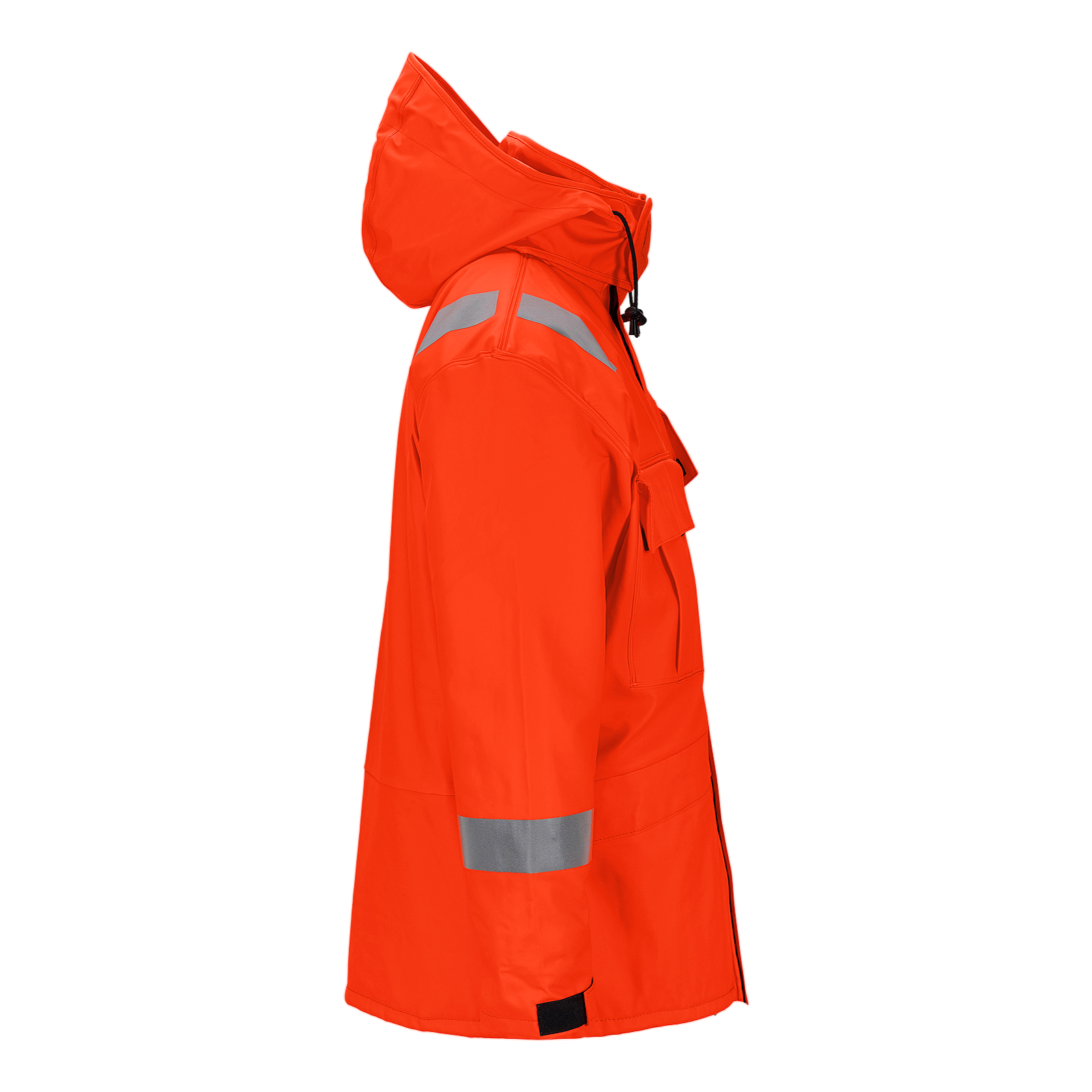 Snehvit vattert jakke