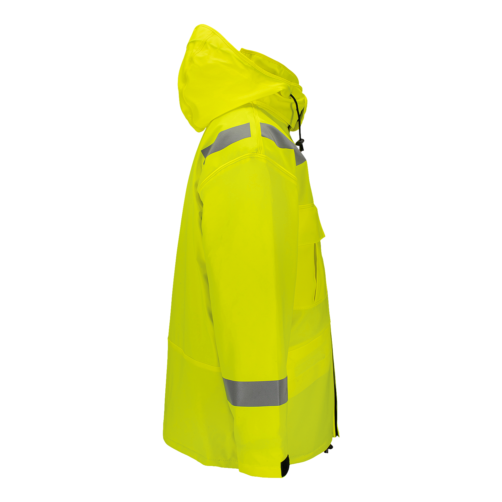 Snehvit vattert jakke