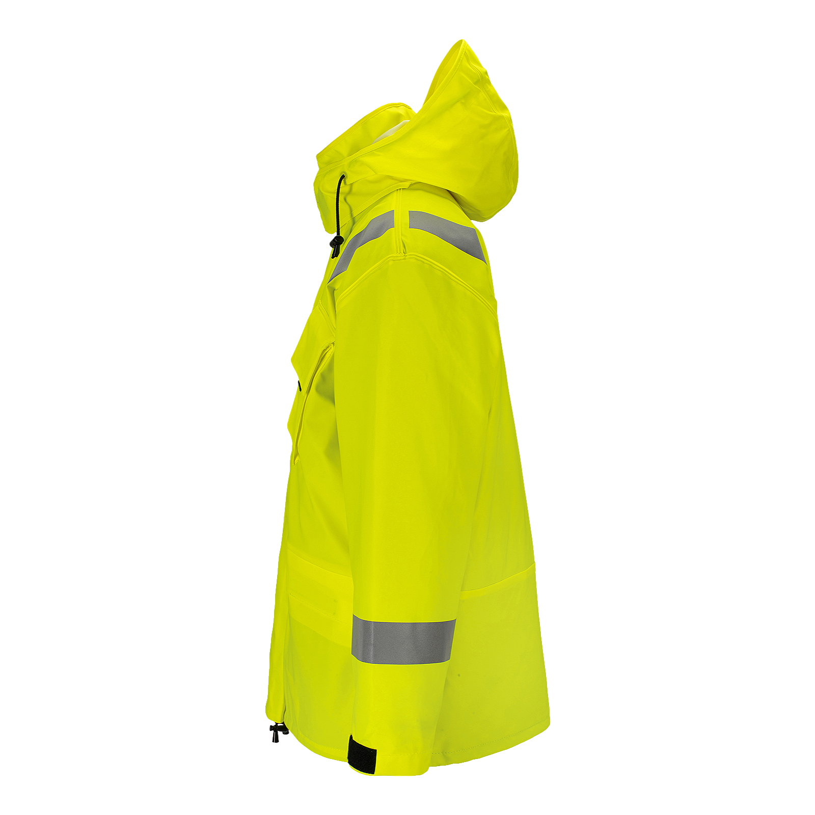 Snehvit vattert jakke