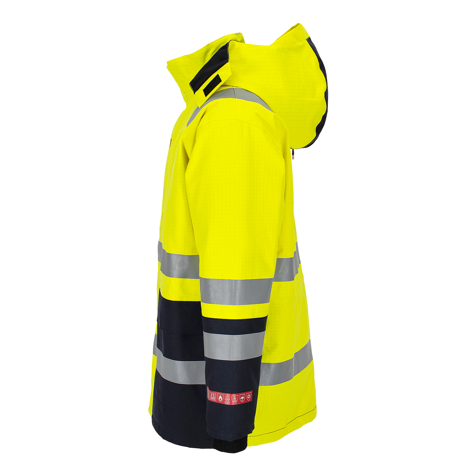 Aksla flammehemmende parkas, klasse 3