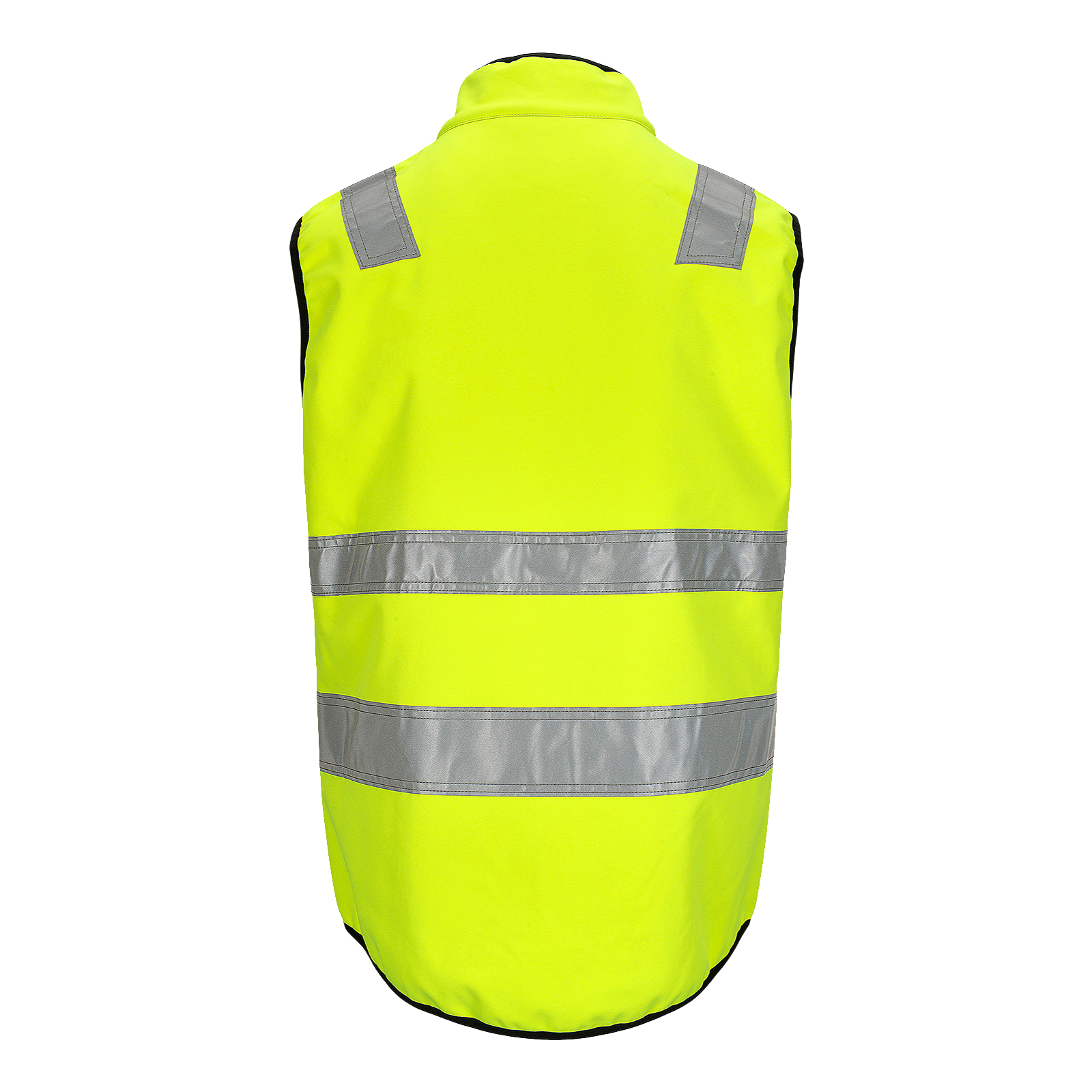 Synlig Plus softshell vest, klasse 2