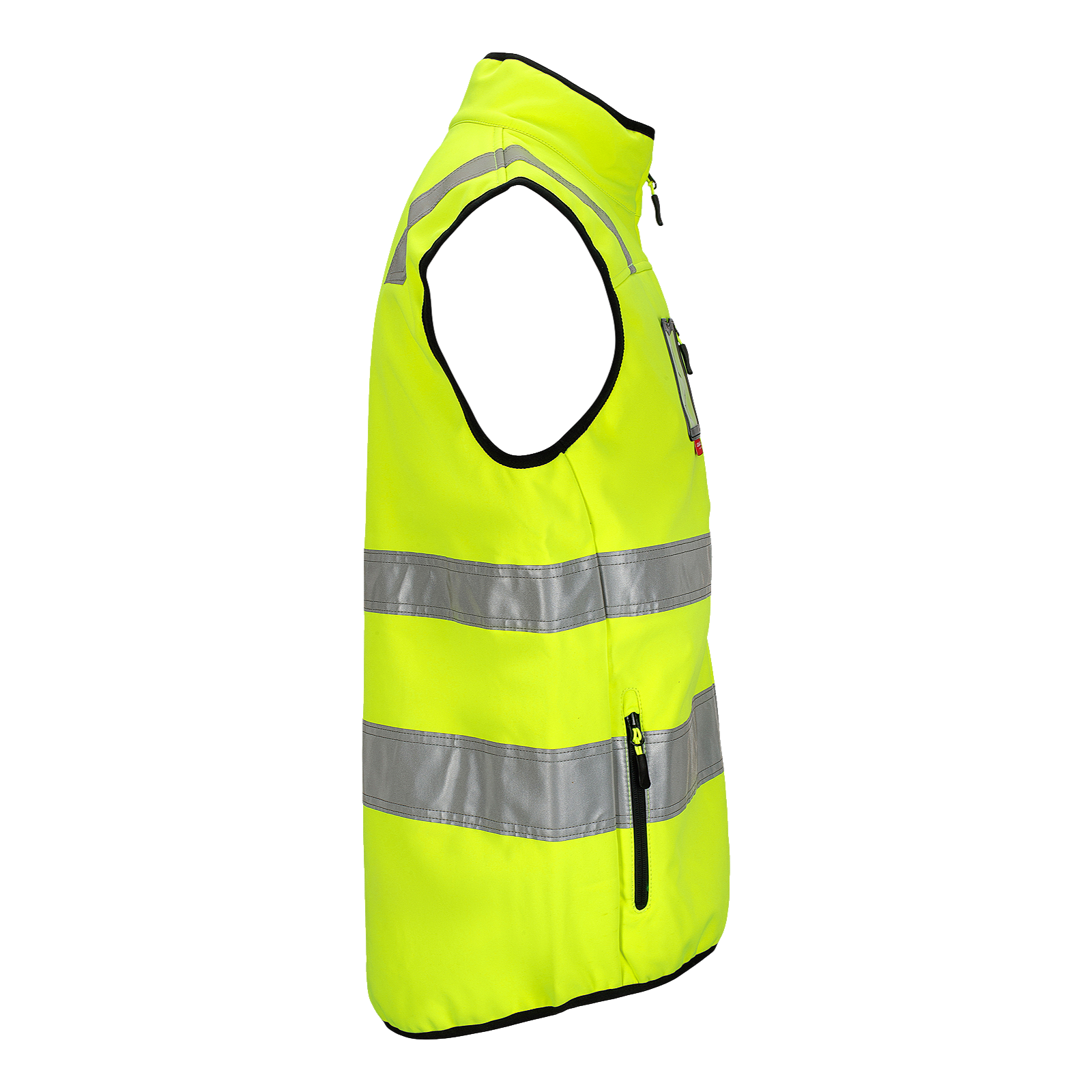 Synlig Plus softshell vest, klasse 2