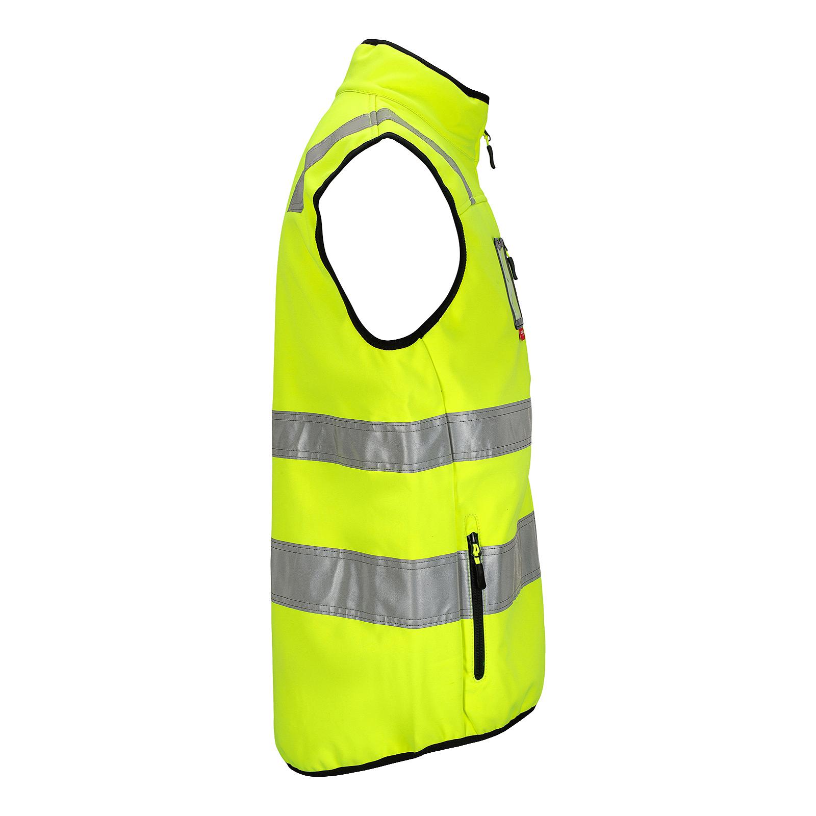 Synlig Plus softshell vest, klasse 2