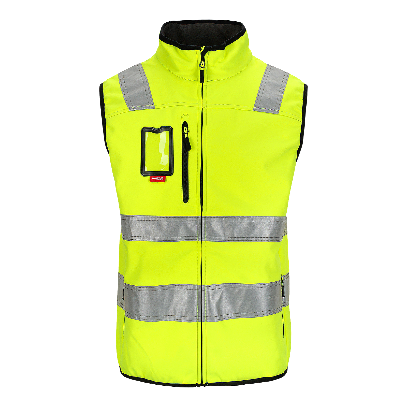 Synlig Plus softshell vest, klasse 2