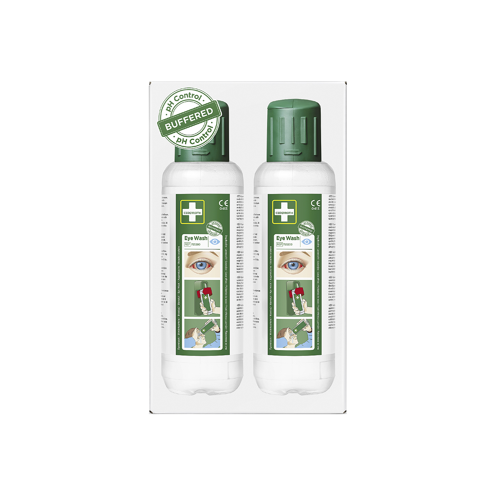 Cederroth øyedusjflaske 2x500 ml