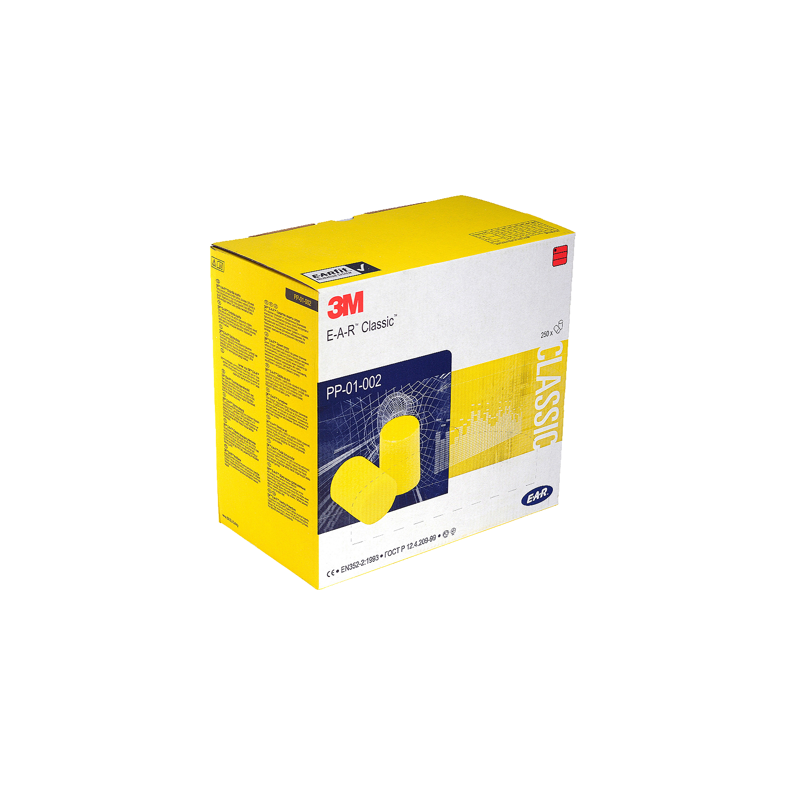 3M E-A-R Classic ørepropper, uten ledning, 250 par
