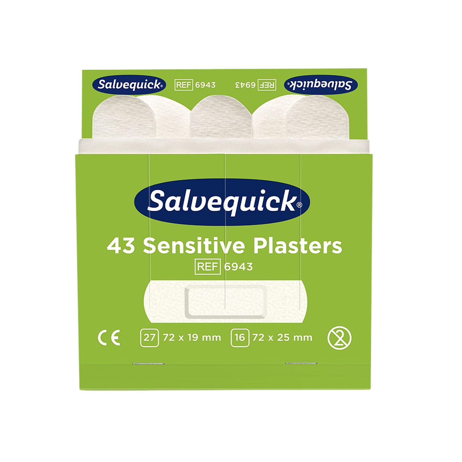 Cederroth Sensitive Plasters 43 pcs 6 Refill