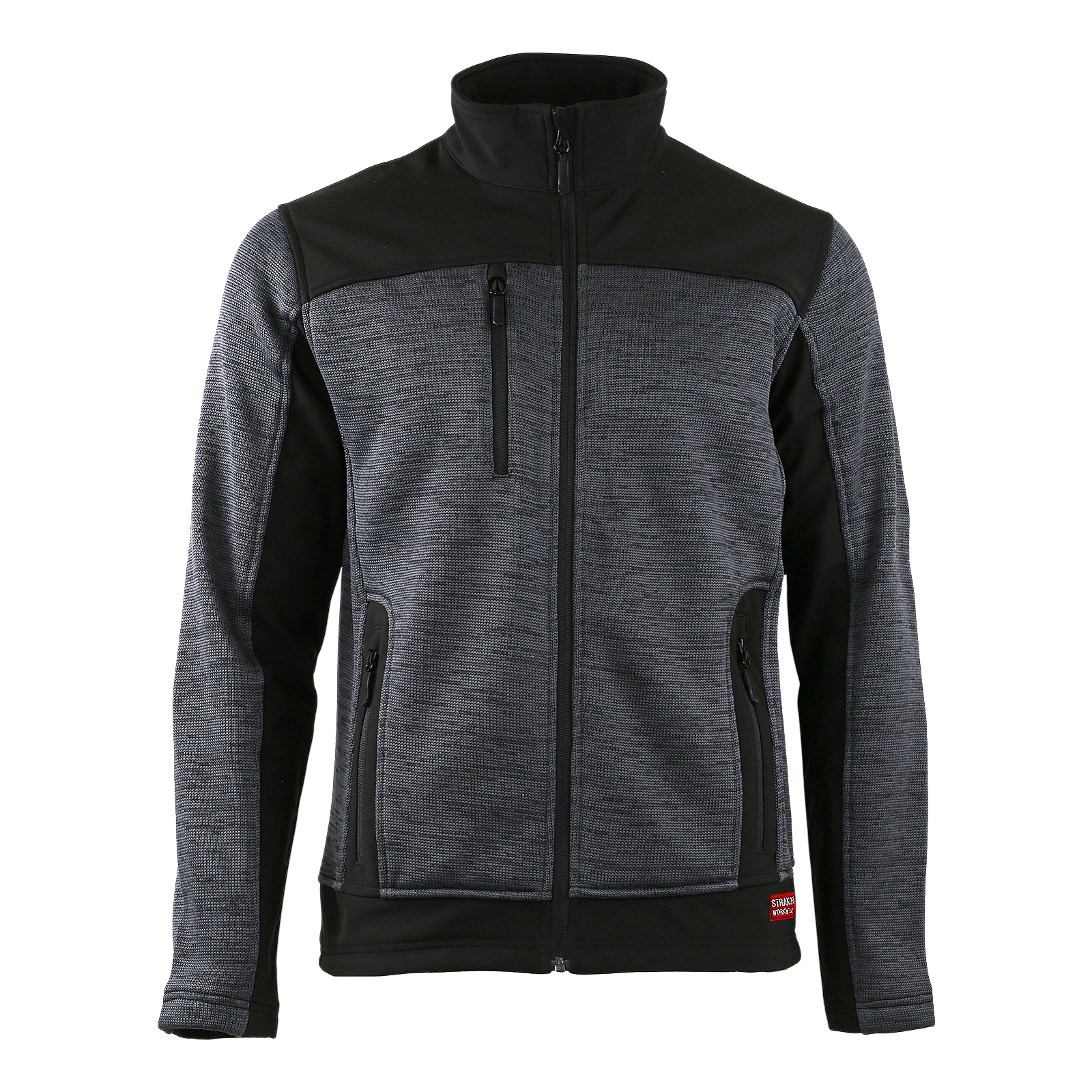 Workplus melert fleecejakke