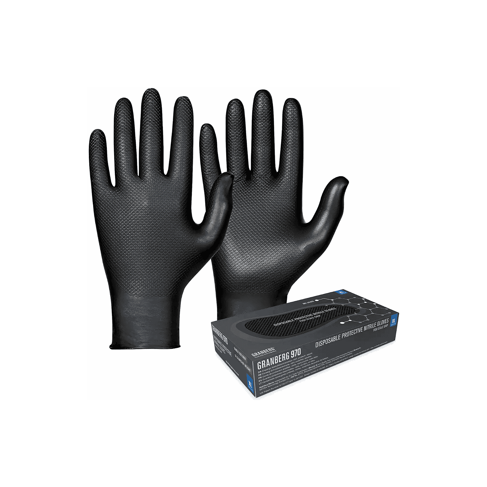 Granberg 970 Kjemikalieresistente engangshansker (50 stk)