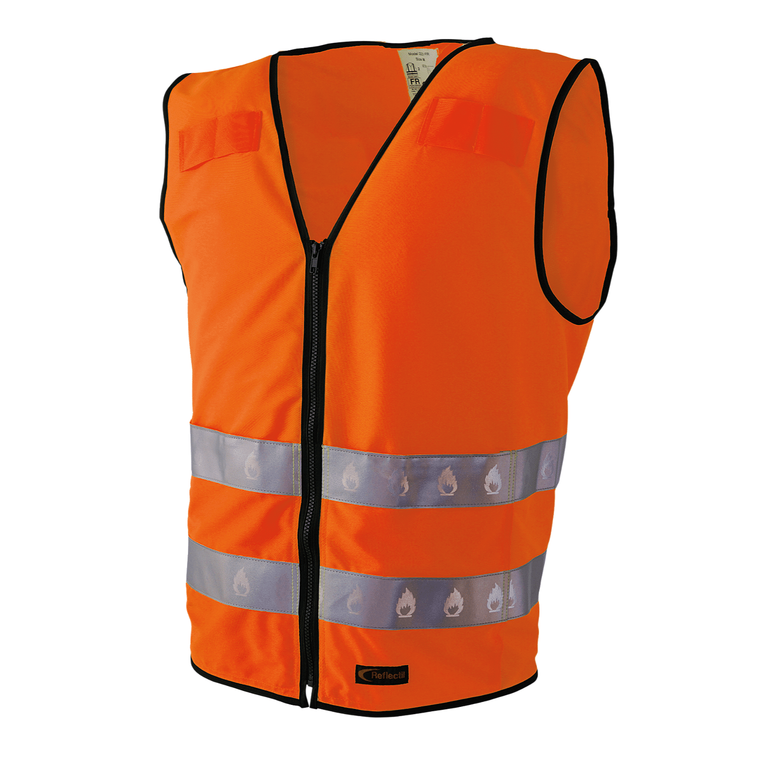 Reflectil 223 FR, kortermet med glidelås